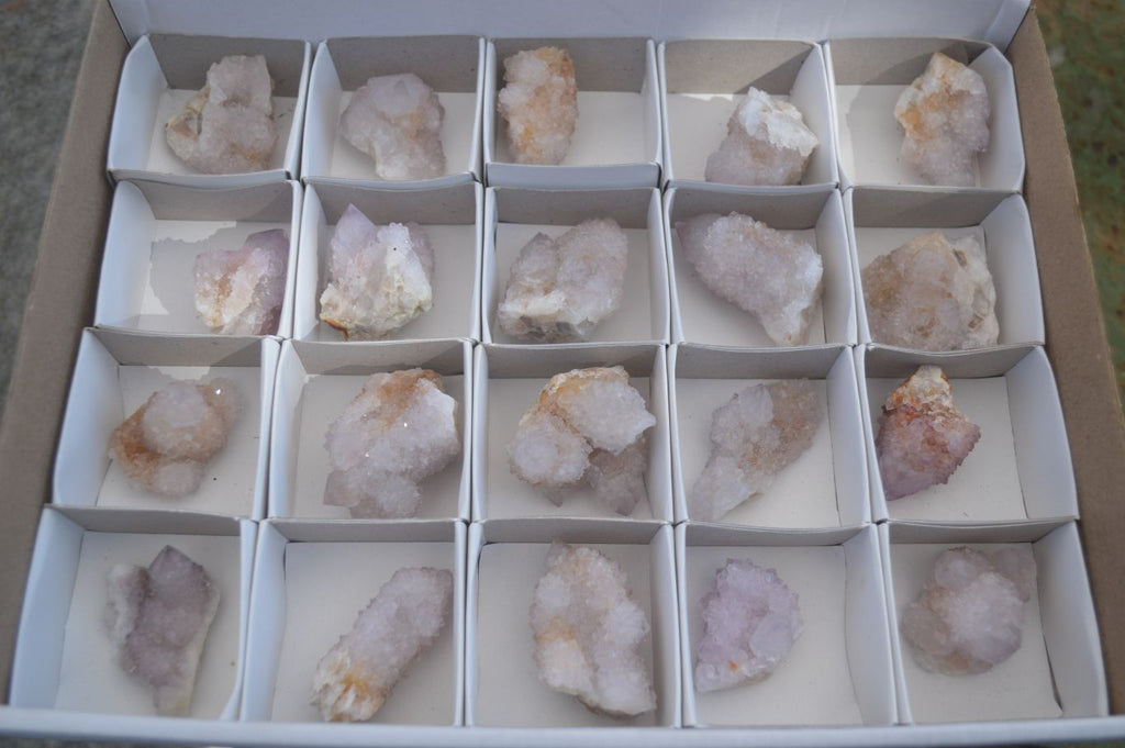 Natural Mixed Spirit Quartz Clusters  x 20 From Boekenhouthoek, South Africa - Toprock Gemstones and Minerals 