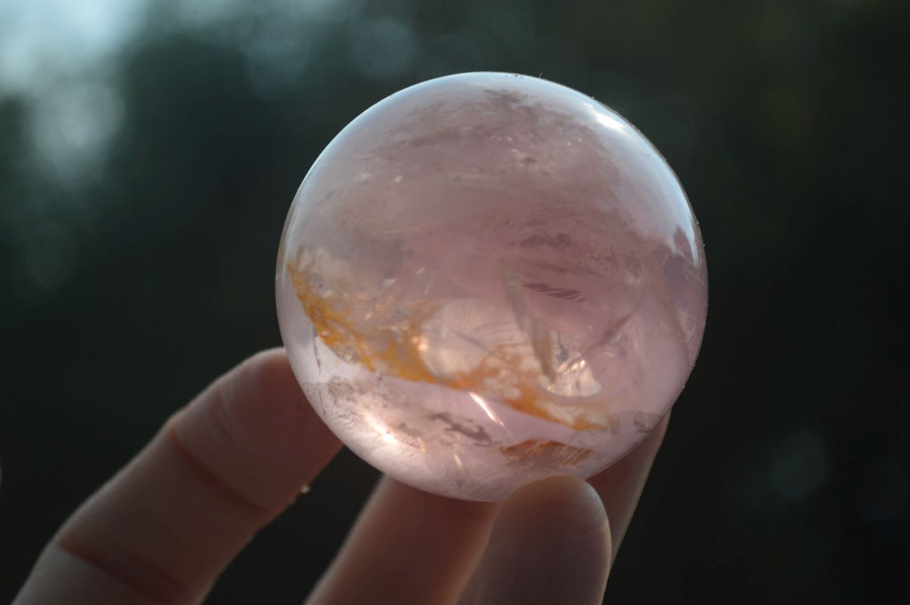 Polished Star Rose Quartz Spheres  x 6 From Ambatondrazaka, Madagascar - Toprock Gemstones and Minerals 