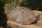 Polished Double Terminated Smokey Quartz Stepped Crystal x 1 From Madagascar - Toprock Gemstones and Minerals 