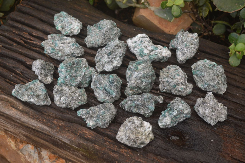 Natural Rare Emerald Mica In Matrix Cobbed Specimens x 20 From Mutoko, Zimbabwe - Toprock Gemstones and Minerals 