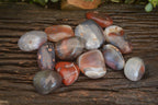 Polished Red Sache River Agate Nodules x 12 From Sashe River, Zimbabwe - Toprock Gemstones and Minerals 