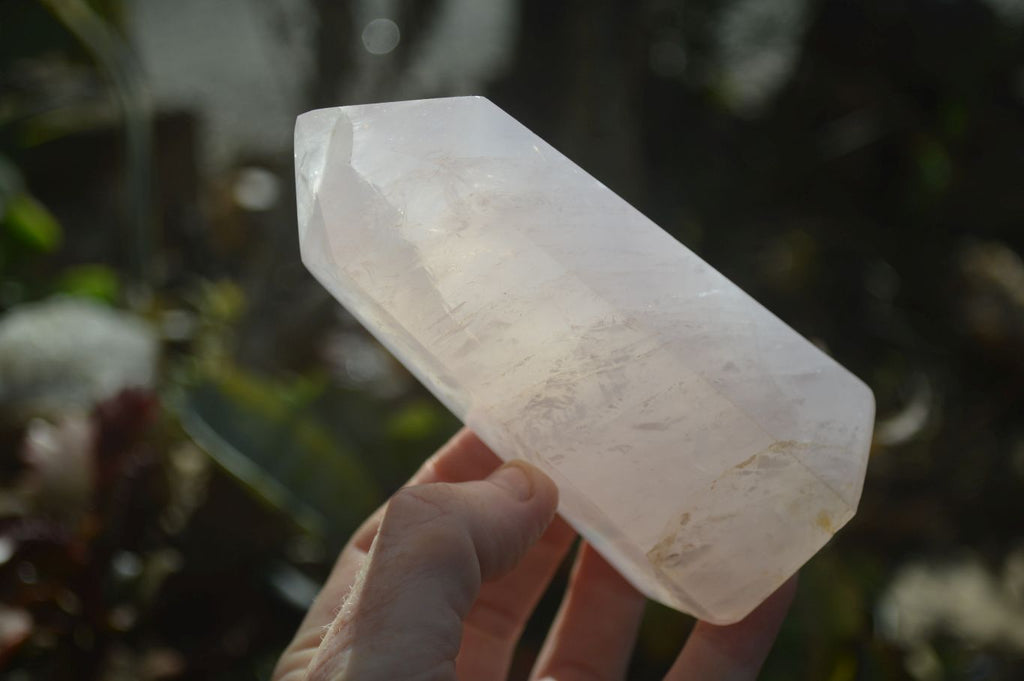 Polished Gemmy Rose Quartz Points x 3 From Madagascar - Toprock Gemstones and Minerals 