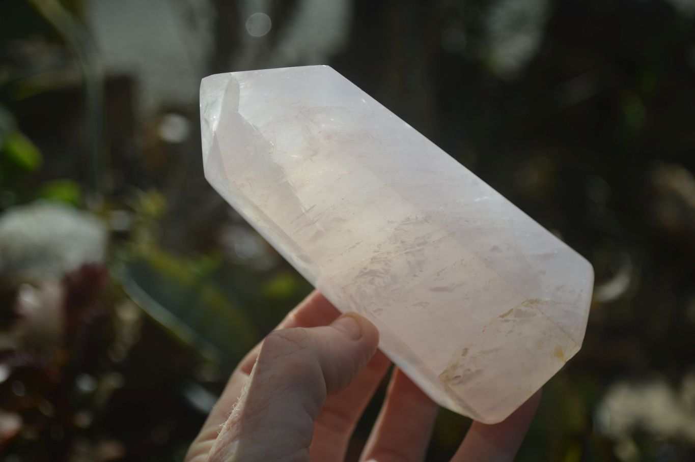 Polished Gemmy Rose Quartz Points x 3 From Madagascar - Toprock Gemstones and Minerals 