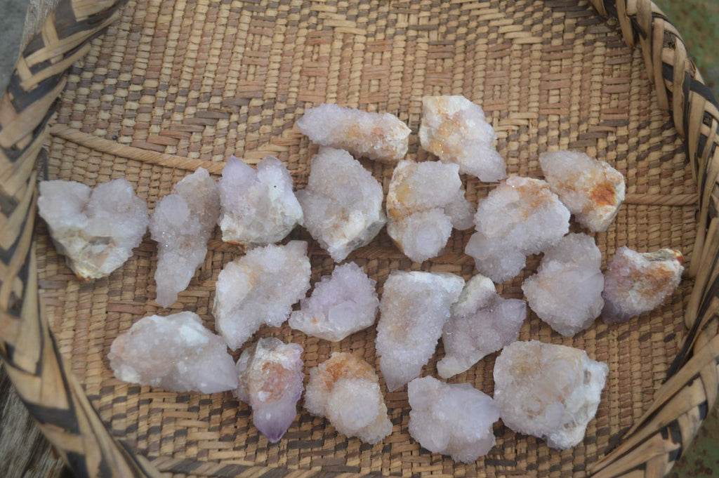Natural Mixed Spirit Quartz Clusters  x 20 From Boekenhouthoek, South Africa - Toprock Gemstones and Minerals 