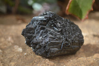 Natural Schorl Black Tourmaline Specimens x 6 From Erongo, Namibia - Toprock Gemstones and Minerals 