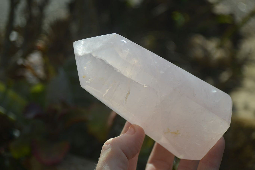 Polished Gemmy Rose Quartz Points x 3 From Madagascar - Toprock Gemstones and Minerals 
