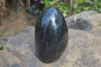 Polished Schorl Black Tourmaline Standing Free Form x 1 From Madagascar - Toprock Gemstones and Minerals 