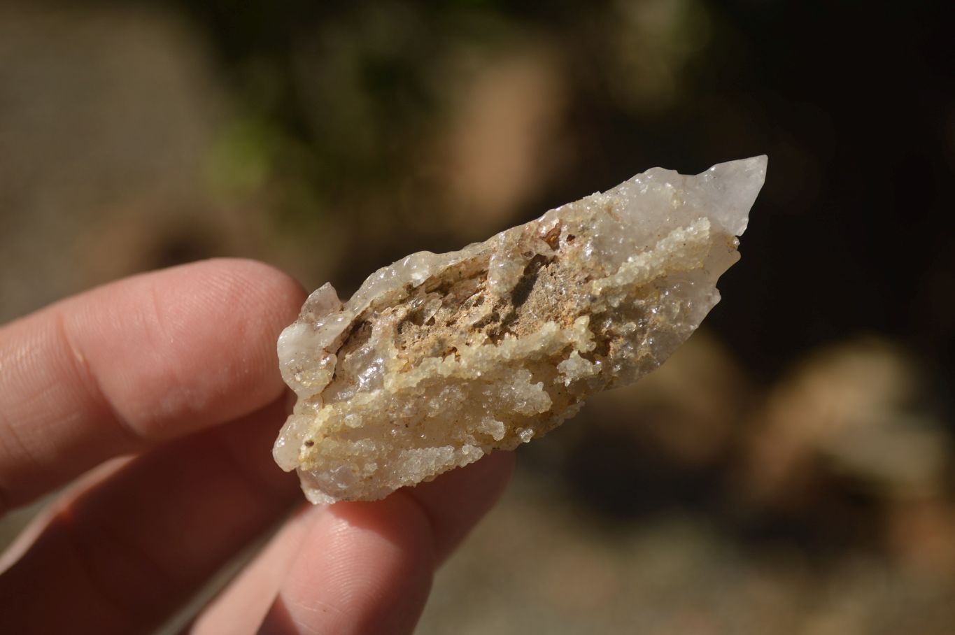 Natural Drusy Quartz Coated Calcite Crystals  x 20 From Alberts Mountain, Lesotho - Toprock Gemstones and Minerals 
