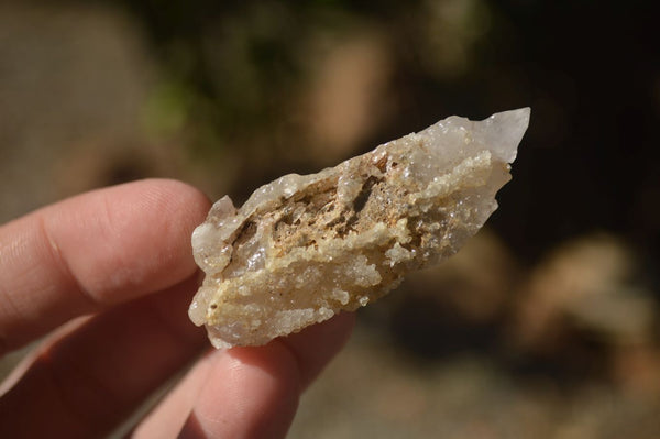 Natural Drusy Quartz Coated Calcite Crystals  x 20 From Alberts Mountain, Lesotho