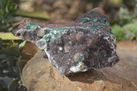 Natural Drusy Coated Ball Malachite On Dolomite Specimens x 2 From Likasi, Congo - Toprock Gemstones and Minerals 