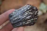 Natural Schorl Black Tourmaline Specimens x 6 From Erongo, Namibia - Toprock Gemstones and Minerals 