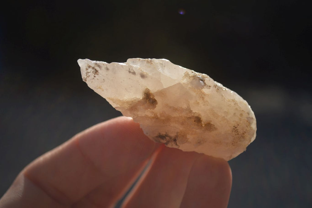 Natural Drusy Quartz Coated Calcite Crystals  x 20 From Alberts Mountain, Lesotho - Toprock Gemstones and Minerals 