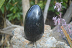 Polished Schorl Black Tourmaline Standing Free Form x 1 From Madagascar - Toprock Gemstones and Minerals 