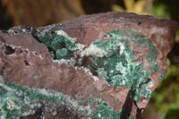 Natural Drusy Coated Ball Malachite On Dolomite Specimens x 2 From Likasi, Congo - Toprock Gemstones and Minerals 