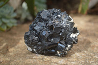 Natural Schorl Black Tourmaline Specimens x 6 From Erongo, Namibia - Toprock Gemstones and Minerals 