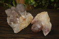 Natural Red Hematoid Quartz Clusters x 2 From Karoi, Zimbabwe - Toprock Gemstones and Minerals 