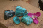 Polished Blue Shattuckite Free Forms  x Sold Per 1Kg From Kaokoveld, Namibia - TopRock