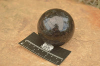 Polished Rare Sparkling Blue Water (Iolite) Sapphire Spheres  x 6 From Madagascar - TopRock