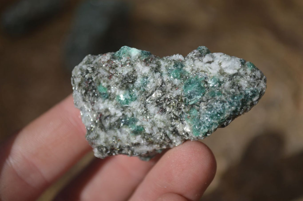 Natural Rare Emerald Mica In Matrix Cobbed Specimens x 20 From Mutoko, Zimbabwe - Toprock Gemstones and Minerals 