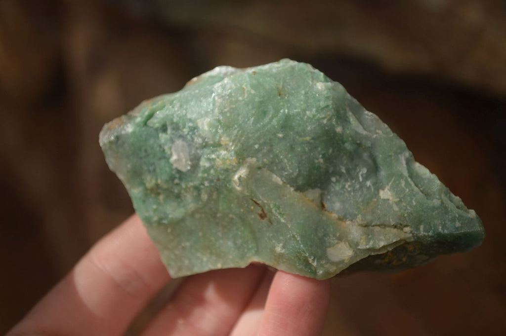 Natural Rough Jade Cobbed Specimens x 24 From Swaziland - Toprock Gemstones and Minerals 