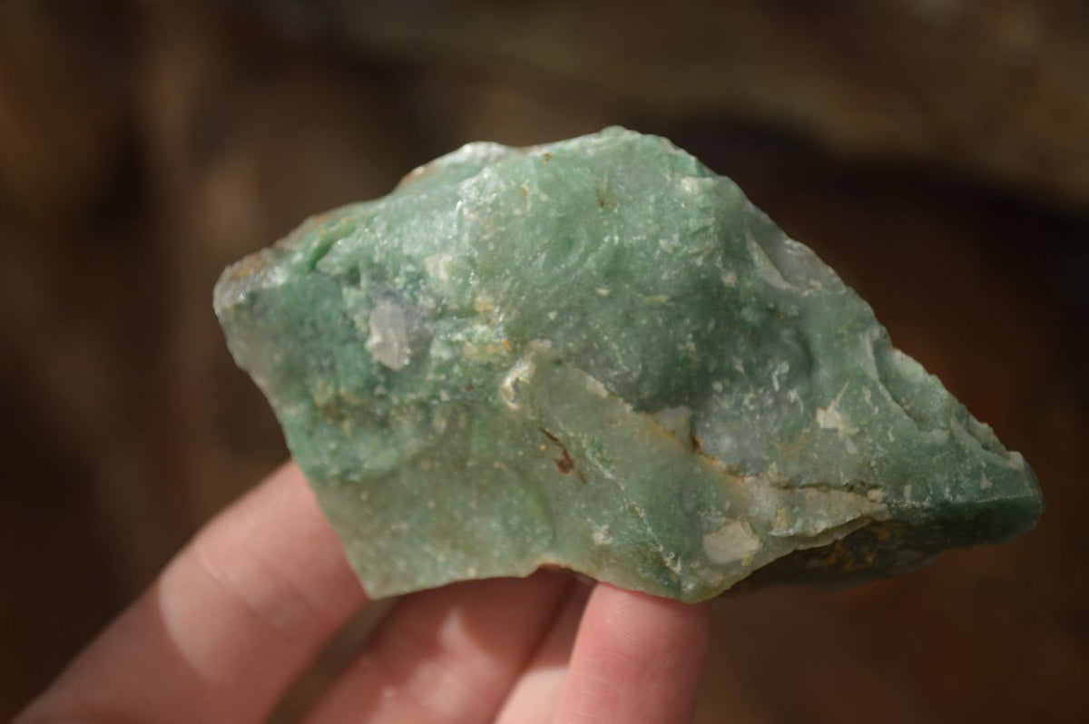 Natural Rough Jade Cobbed Specimens x 24 From Swaziland - Toprock Gemstones and Minerals 