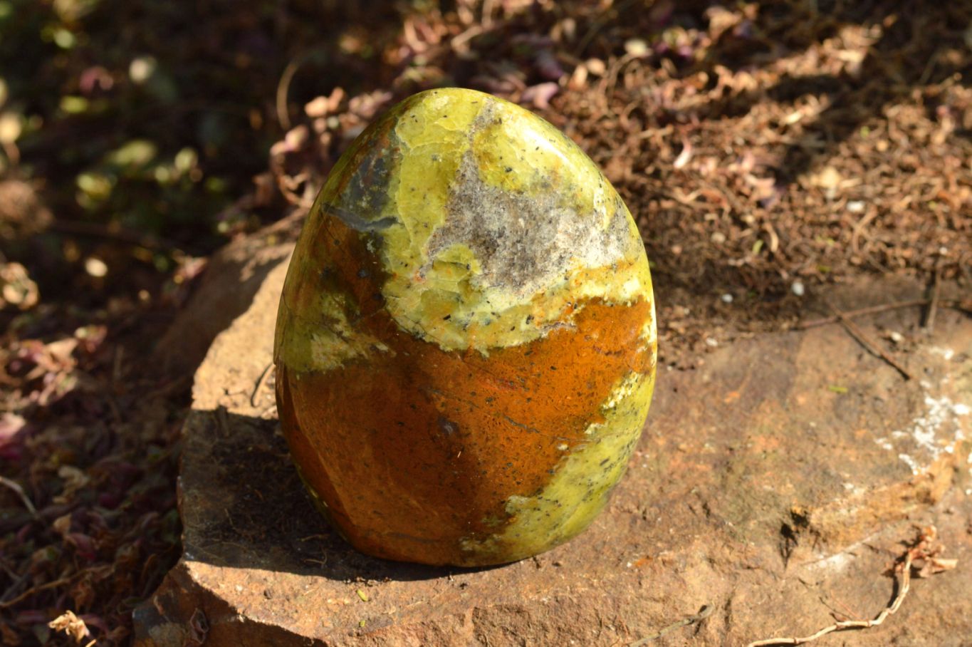 Polished Lovely Pair Of Green Opal Standing Free Forms  x 2 From Antsirabe, Madagascar - TopRock