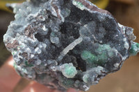 Natural Drusy Coated Ball Malachite On Dolomite Specimens x 2 From Likasi, Congo - Toprock Gemstones and Minerals 