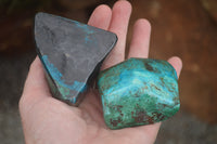 Polished Blue Shattuckite Free Forms  x Sold Per 1Kg From Kaokoveld, Namibia - TopRock