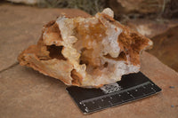 Natural Golden Limonite Quartz Clusters  x 3 From Zambia - TopRock