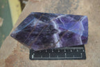Polished Gemmy Chevron Amethyst Points  x 2 From Zambia - Toprock Gemstones and Minerals 