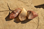 Natural Single Red Hematoid Phantom Quartz Crystals  x 35 From Karoi, Zimbabwe - TopRock
