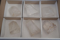 Polished Small Clear Quartz Points x 6 From Madagascar - Toprock Gemstones and Minerals 