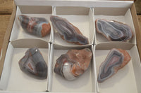 Polished River Agate Nodules  x 6 From Sashe River, Zimbabwe - Toprock Gemstones and Minerals 
