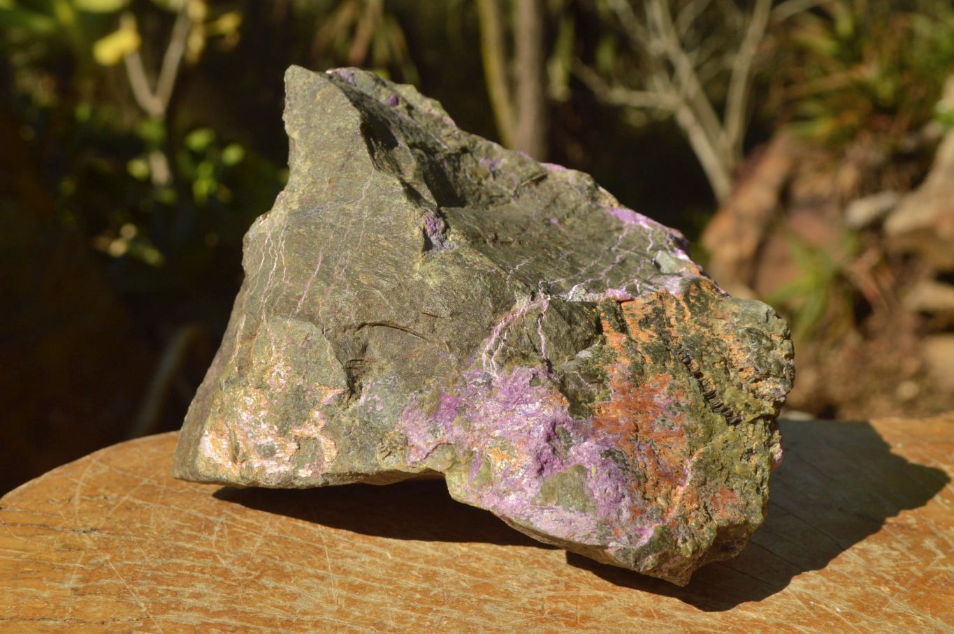 Natural Stichtite With Green Serpentine (Atlantisite) Specimens  x 3 From Southern Africa - TopRock