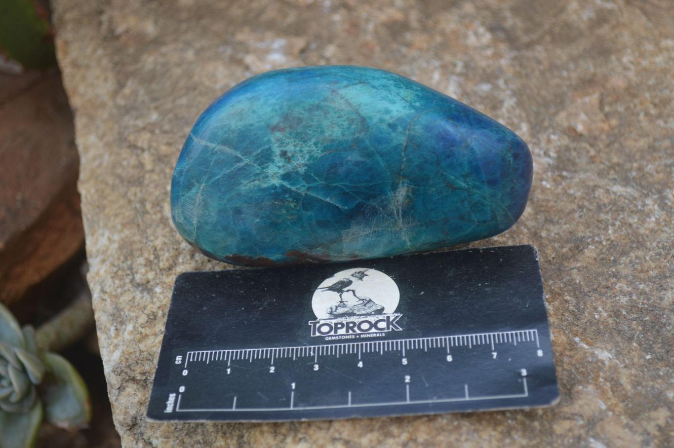 Polished Blue Shattuckite Free Forms  x 6 From Kaokoveld, Namibia - Toprock Gemstones and Minerals 