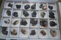 Natural Schorl Black Tourmaline Specimens  x 27 From Erongo, Namibia - Toprock Gemstones and Minerals 