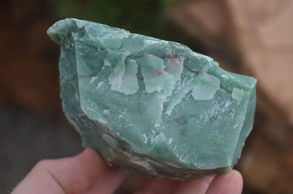 Natural Cobbed Jade Pieces  x 12 From Swaziland - TopRock