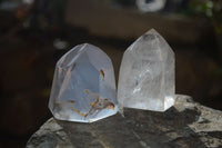 Polished Small Clear Quartz Points x 6 From Madagascar - Toprock Gemstones and Minerals 