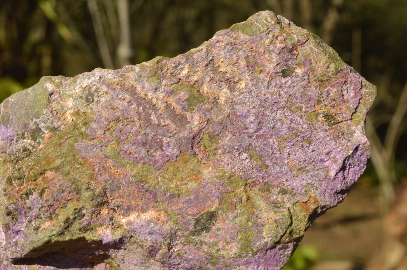 Natural Stichtite With Green Serpentine (Atlantisite) Specimens  x 3 From Southern Africa - TopRock