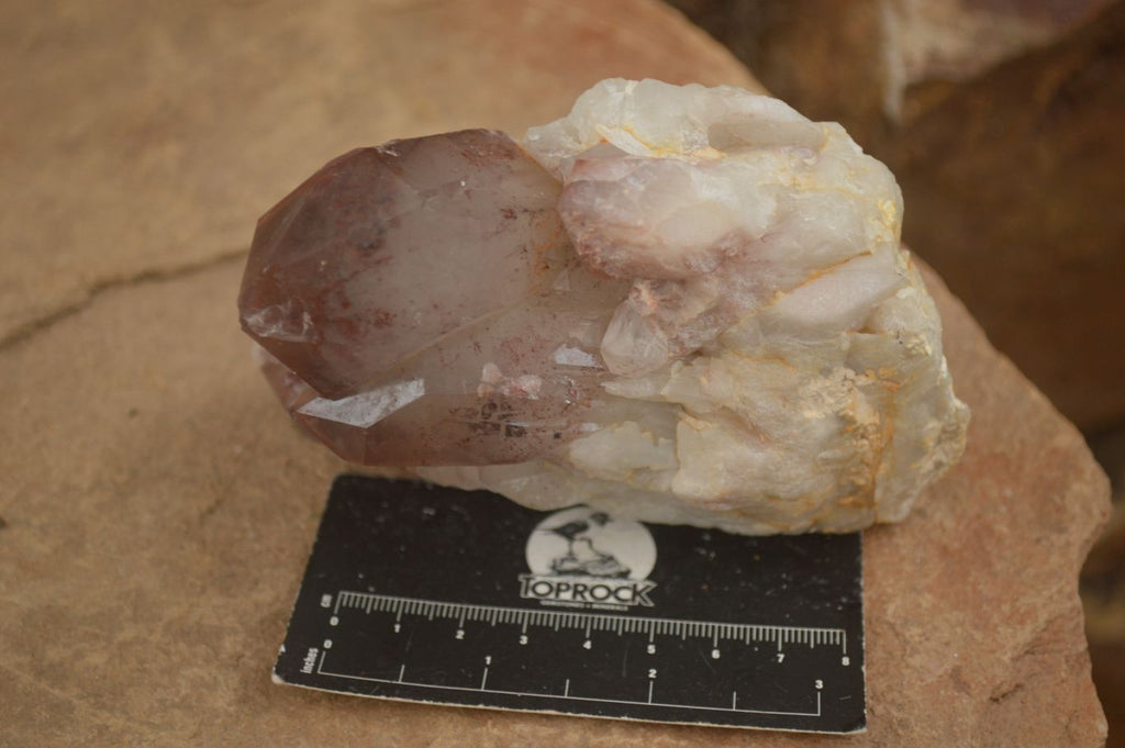 Natural Red Hematoid Quartz Clusters x 2 From Karoi, Zimbabwe - Toprock Gemstones and Minerals 