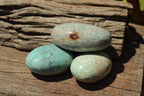 Polished Blue Kobi Amazonite Gallets  x 6 From Zimbabwe - TopRock