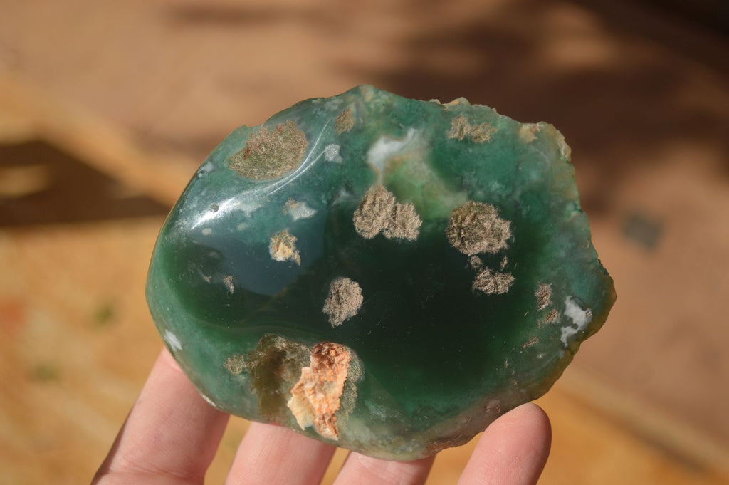 Polished On One Side Emerald Mtorolite Plates x 6 From Mutorashanga, Zimbabwe - Toprock Gemstones and Minerals 