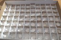Polished Clear Bright Rock Crystal Galet / Palm Stones x 70 From Madagascar - Toprock Gemstones and Minerals 
