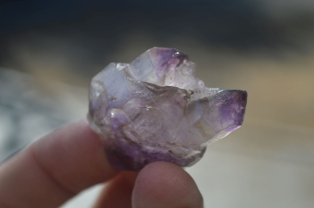 Natural Smokey Amethyst Quartz Crystals  x 35 From Chiredzi, Zimbabwe - Toprock Gemstones and Minerals 