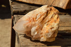 Natural Tangerine Quartz Clusters With Large Crystals  x 3 From Madagascar - TopRock