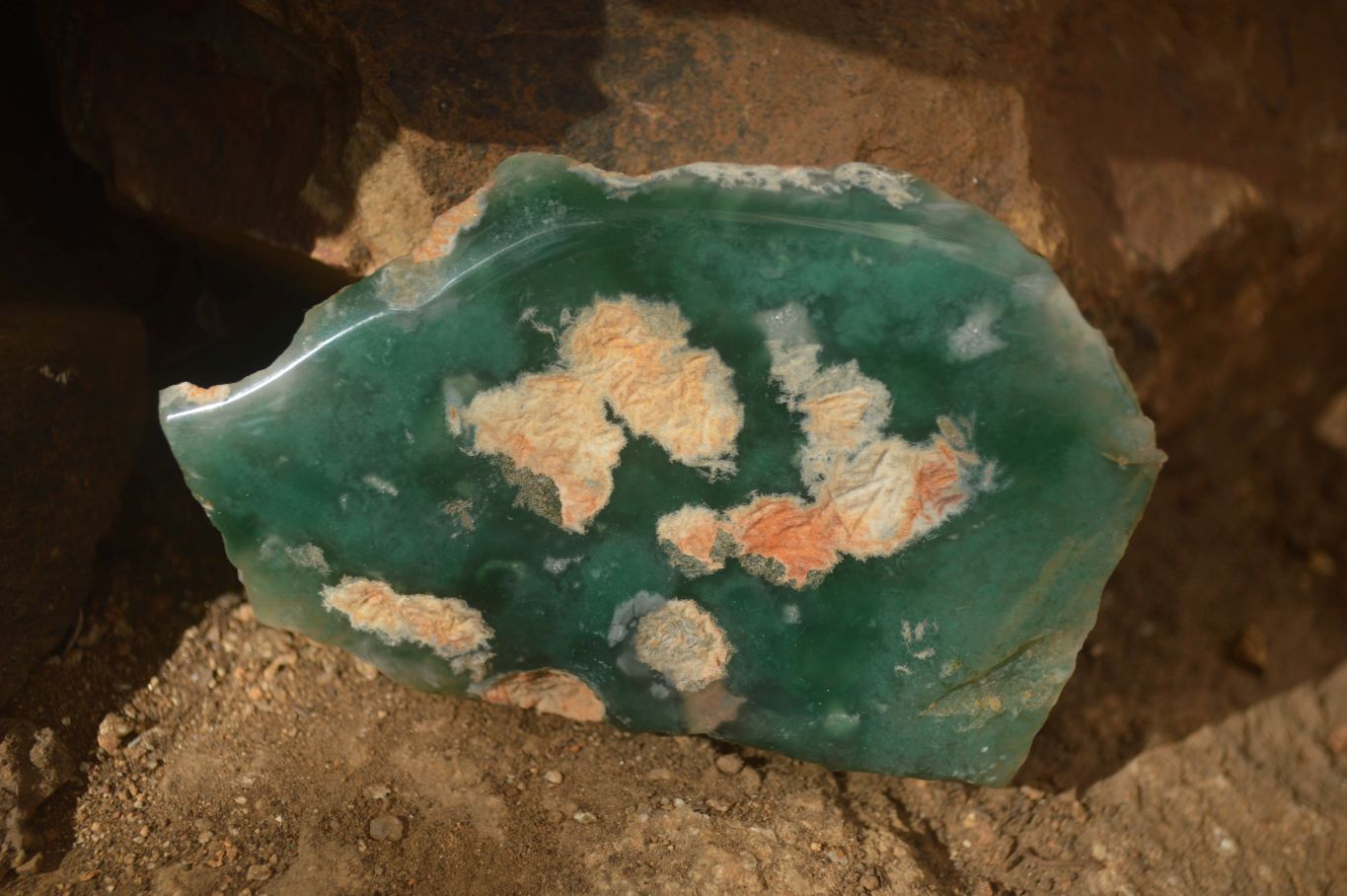Polished On One Side Emerald Mtorolite Plates x 6 From Mutorashanga, Zimbabwe - Toprock Gemstones and Minerals 