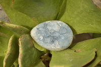 Polished Beautiful Blue Celestite Geode Eggs (1 x Mini, 2 x Medium) x 3 From Sakoany, Madagascar - TopRock