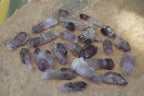 Natural Smokey Amethyst Quartz Crystals  x 35 From Chiredzi, Zimbabwe - Toprock Gemstones and Minerals 