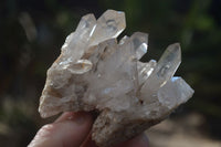 Natural Hematoid Quartz Clusters x 6 From Madagascar - Toprock Gemstones and Minerals 