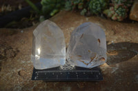 Polished Small Clear Quartz Points x 6 From Madagascar - Toprock Gemstones and Minerals 